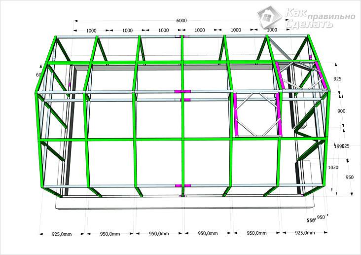 Как самостоятельно построить теплицу из стекла
