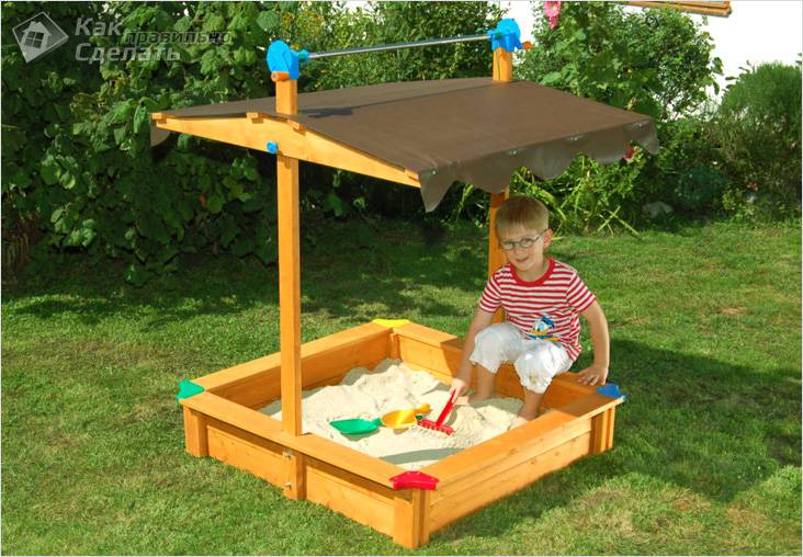 Как самостоятельно сделать песочницу для ребенка на участке: советы по изготовлению
