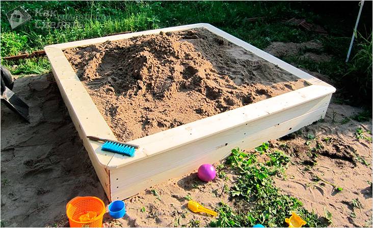 Как самостоятельно сделать песочницу для ребенка на участке: советы по изготовлению
