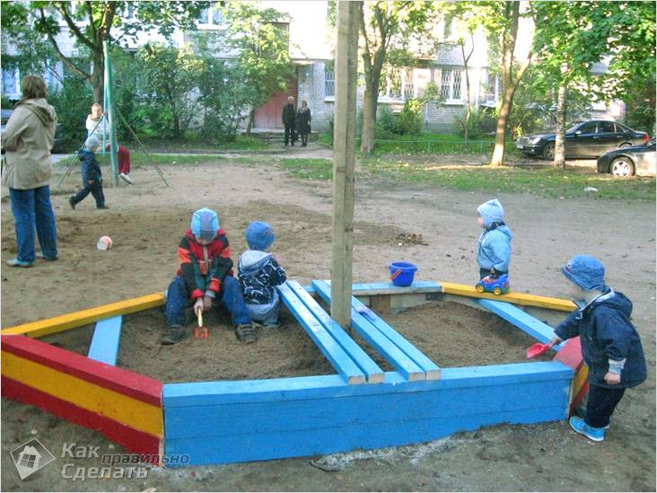 Как самостоятельно сделать песочницу для ребенка на участке: советы по изготовлению