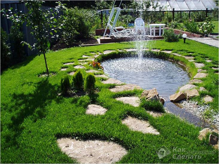 Как самостоятельно сделать пруд на даче