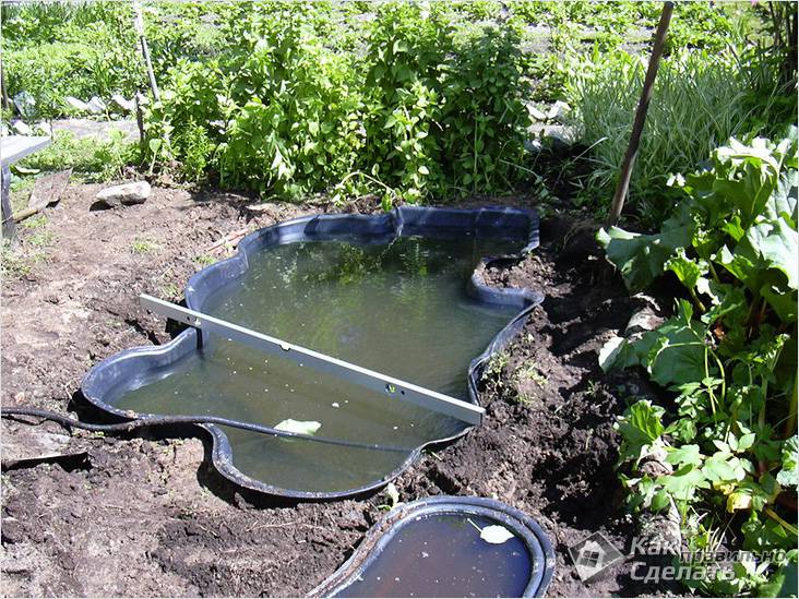 Как самостоятельно сделать пруд на даче