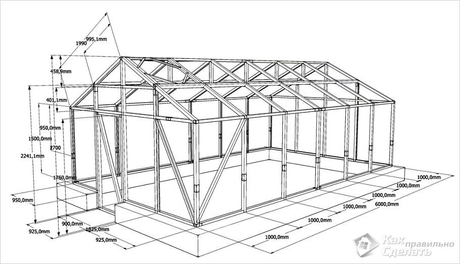 Как самостоятельно сделать теплицу из поликарбоната: пошаговое руководство