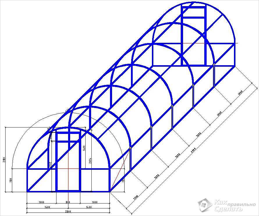 Как самостоятельно сделать теплицу из поликарбоната: пошаговое руководство