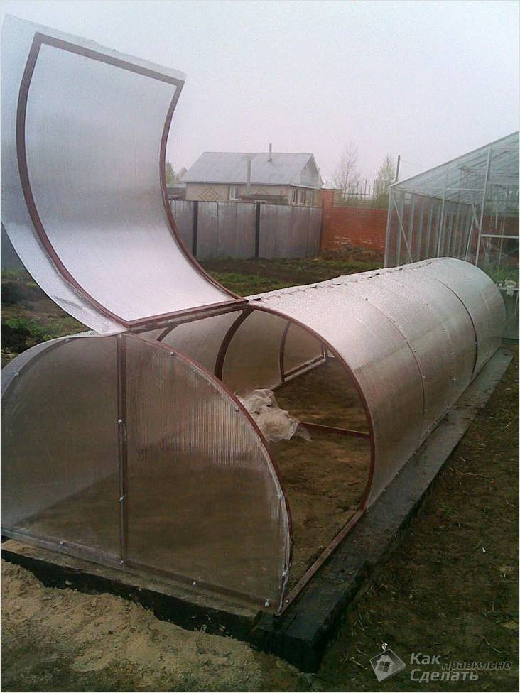 Как самостоятельно сделать теплицу из поликарбоната: пошаговое руководство