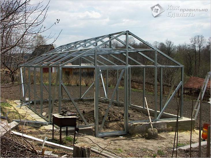Как самостоятельно сделать теплицу из поликарбоната: пошаговое руководство