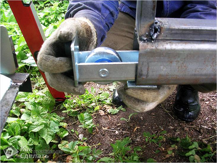 Как сделать раздвижные ворота: пошаговая инструкция с чертежами