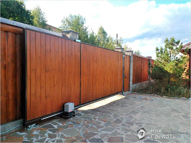 Как сделать раздвижные ворота: пошаговая инструкция с чертежами
