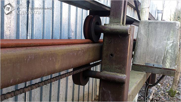 Как сделать раздвижные ворота: пошаговая инструкция с чертежами