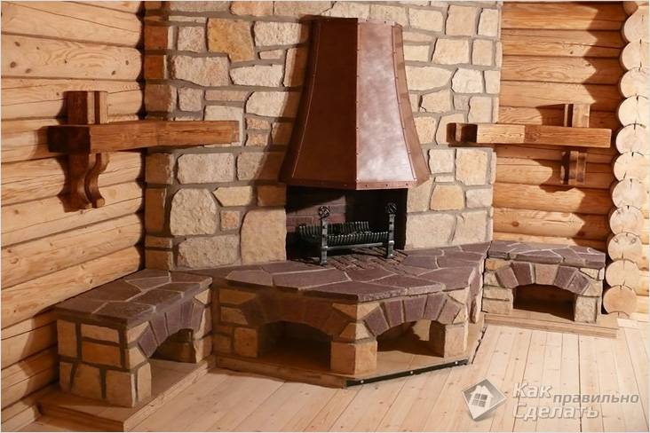 Как сложить камин самому