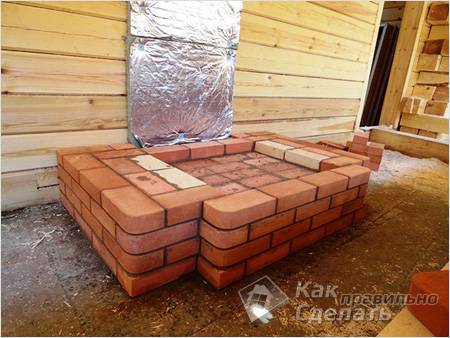 Как сложить камин самому