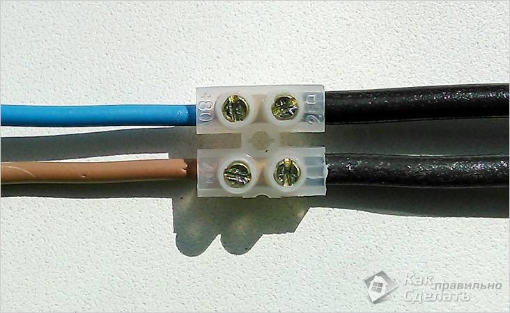 Как соединить провода в распределительной коробке