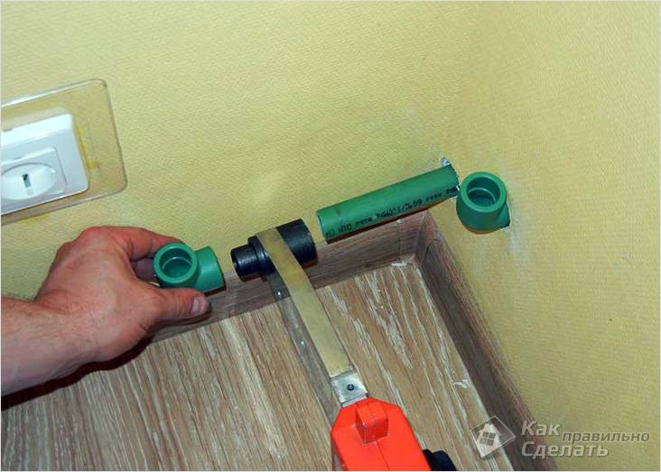 Как соединять полипропиленовые трубы