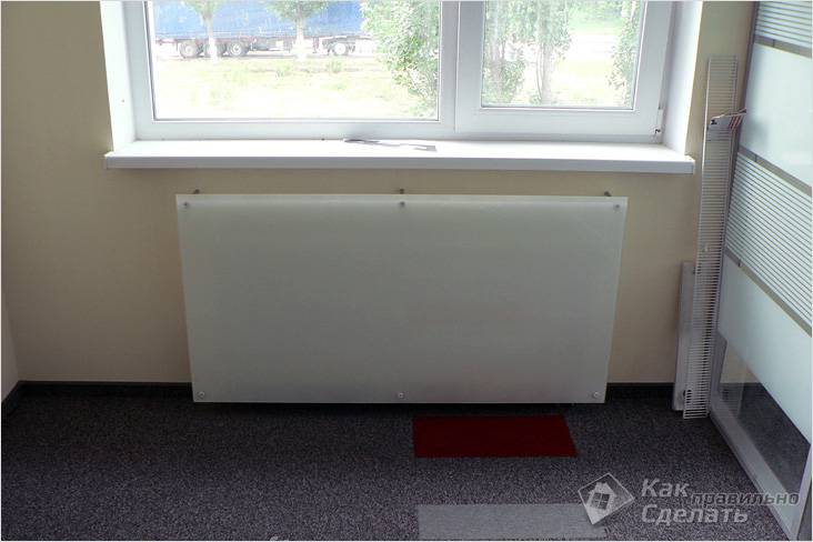 Как спрятать батарею отопления