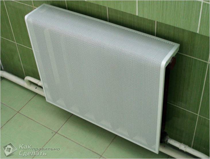 Как спрятать батарею отопления