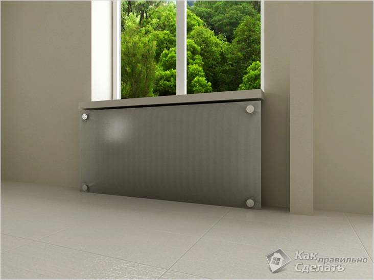 Как спрятать батарею отопления