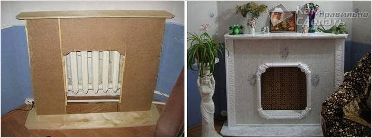 Как спрятать батарею отопления