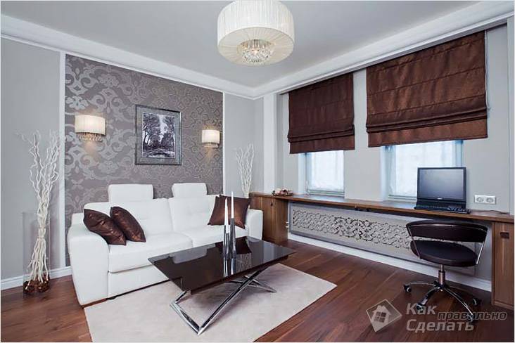 Как спрятать батарею отопления