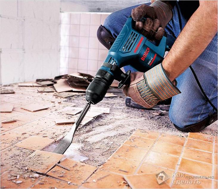 Как убрать старый пол