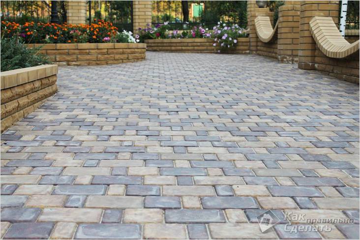 Как укладывать брусчатку