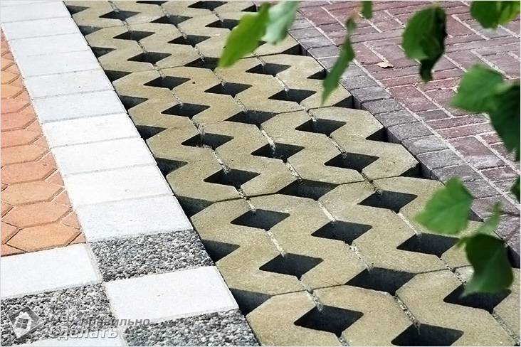 Как укладывать газонную решетку