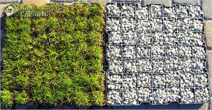 Как укладывать газонную решетку