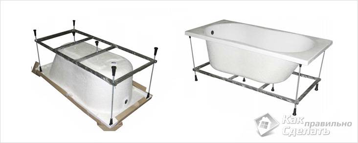 Как укрепить ванну чтобы не шаталась