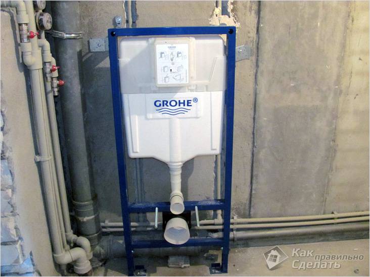 Как установить бачок на унитаз