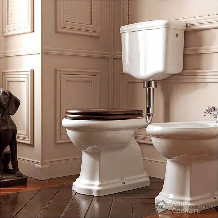 Как установить бачок на унитаз