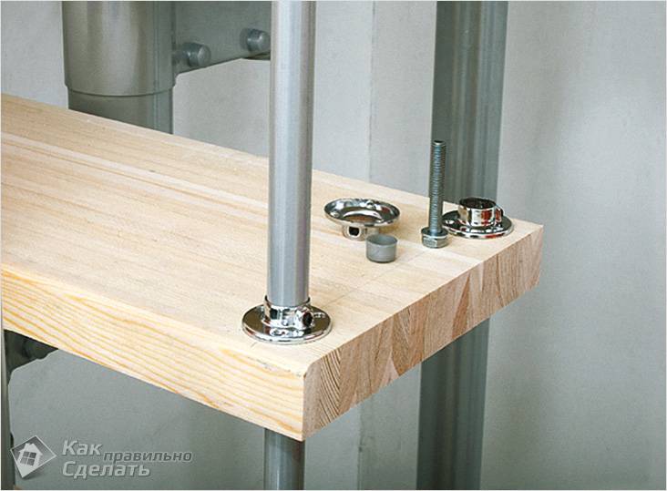 Как установить балясины на лестницу