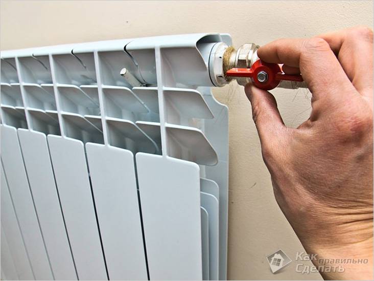 Как установить биметаллический радиатор