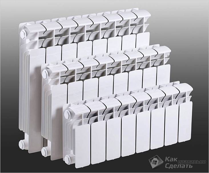 Как установить биметаллический радиатор