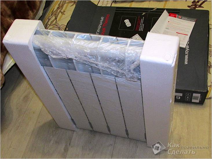 Как установить биметаллический радиатор