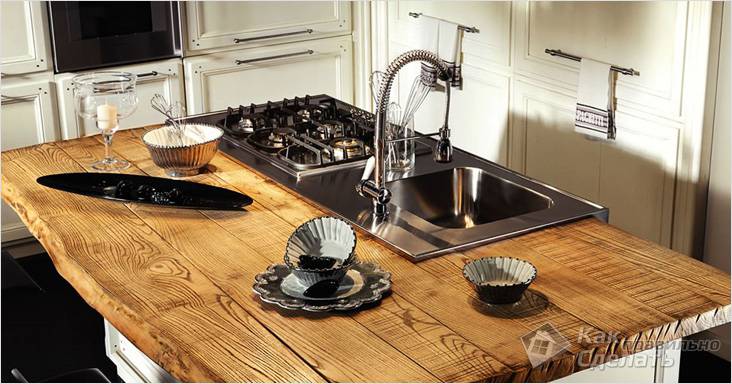 Как выбрать столешницу для кухни