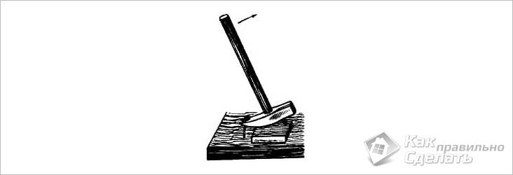 Как вытащить гвоздь