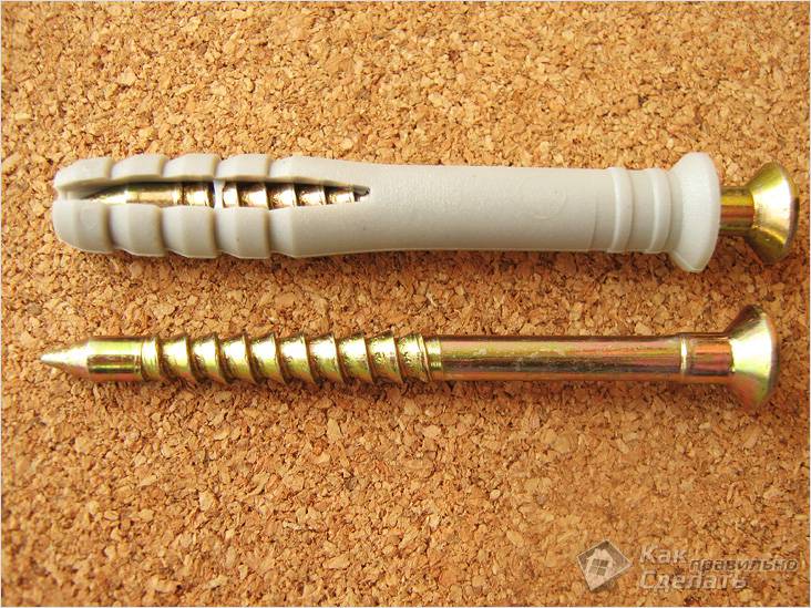 Как забивать дюбеля в стену