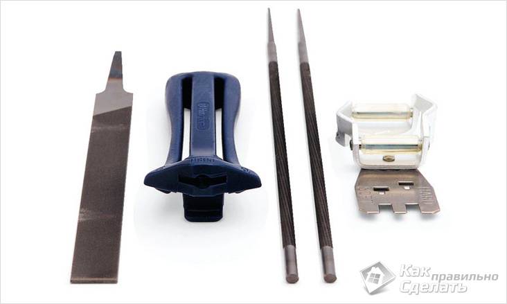 Как заточить цепь бензопилы