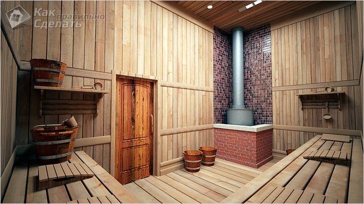 Каменка для бани своими руками
