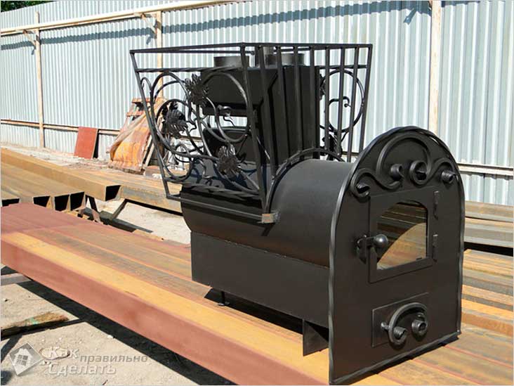 Каменка для бани своими руками