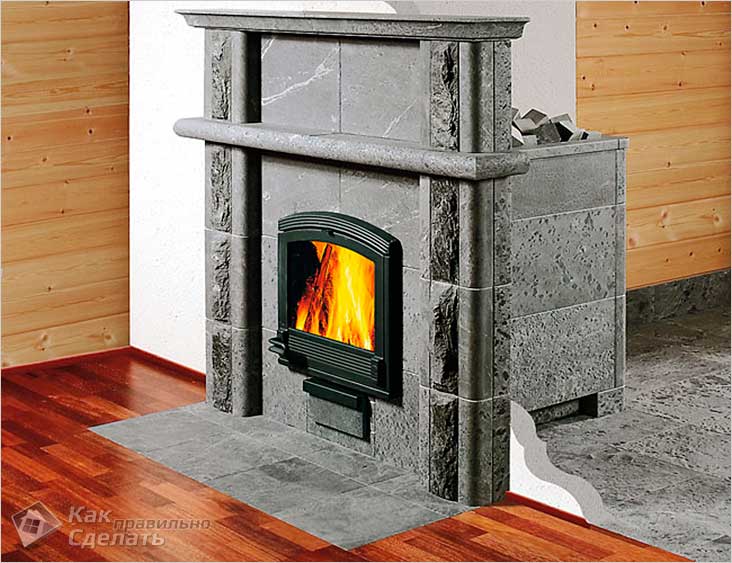 Каменка для бани своими руками