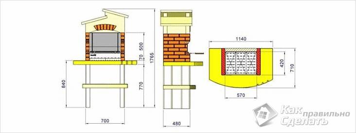 Каменный мангал своими руками