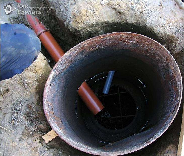 Канализация на даче своими руками