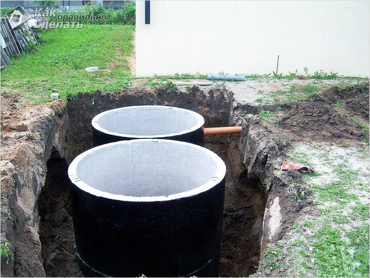 Канализация на даче своими руками