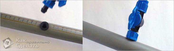 Капельный полив теплицы своими руками