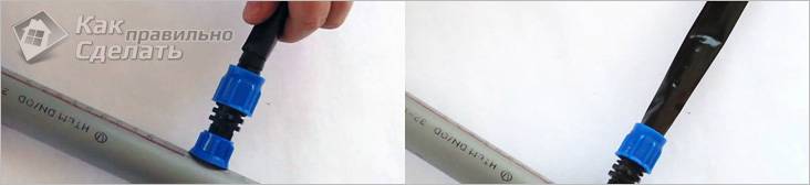 Капельный полив теплицы своими руками