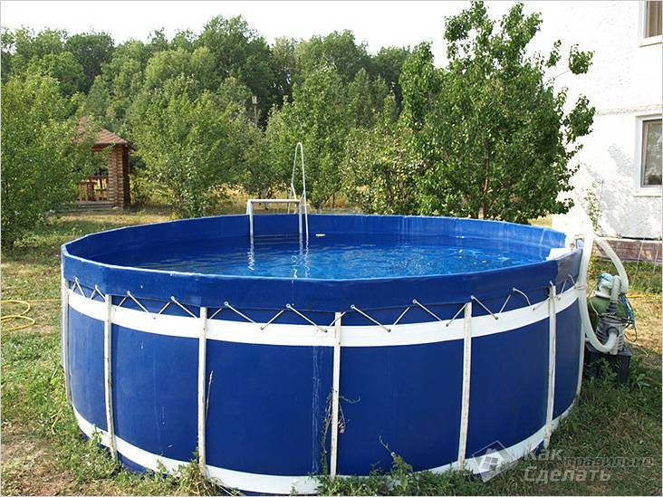 Каркасный бассейн своими руками