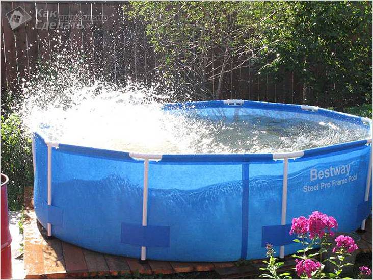 Каркасный бассейн своими руками