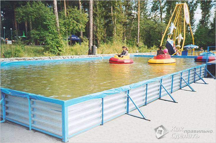 Каркасный бассейн своими руками