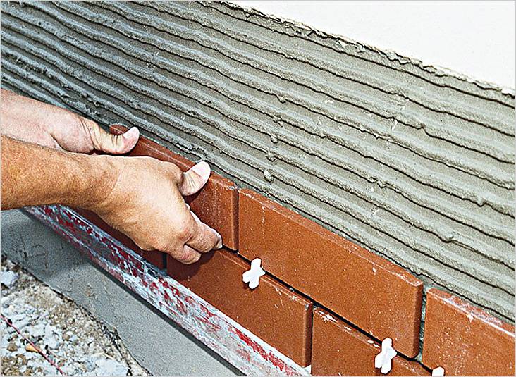 Клинкерная плитка для внутренней отделки стен