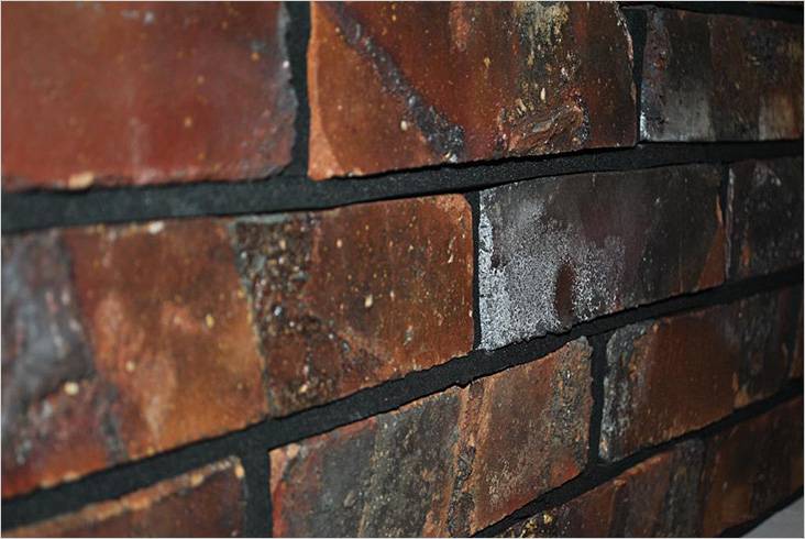 Клинкерная плитка для внутренней отделки стен